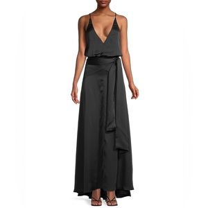 Black fame and partners maxi long dress